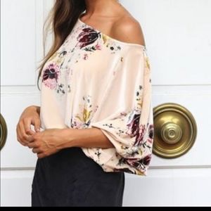 Free People Intimately Floral Velvet Bodysuit